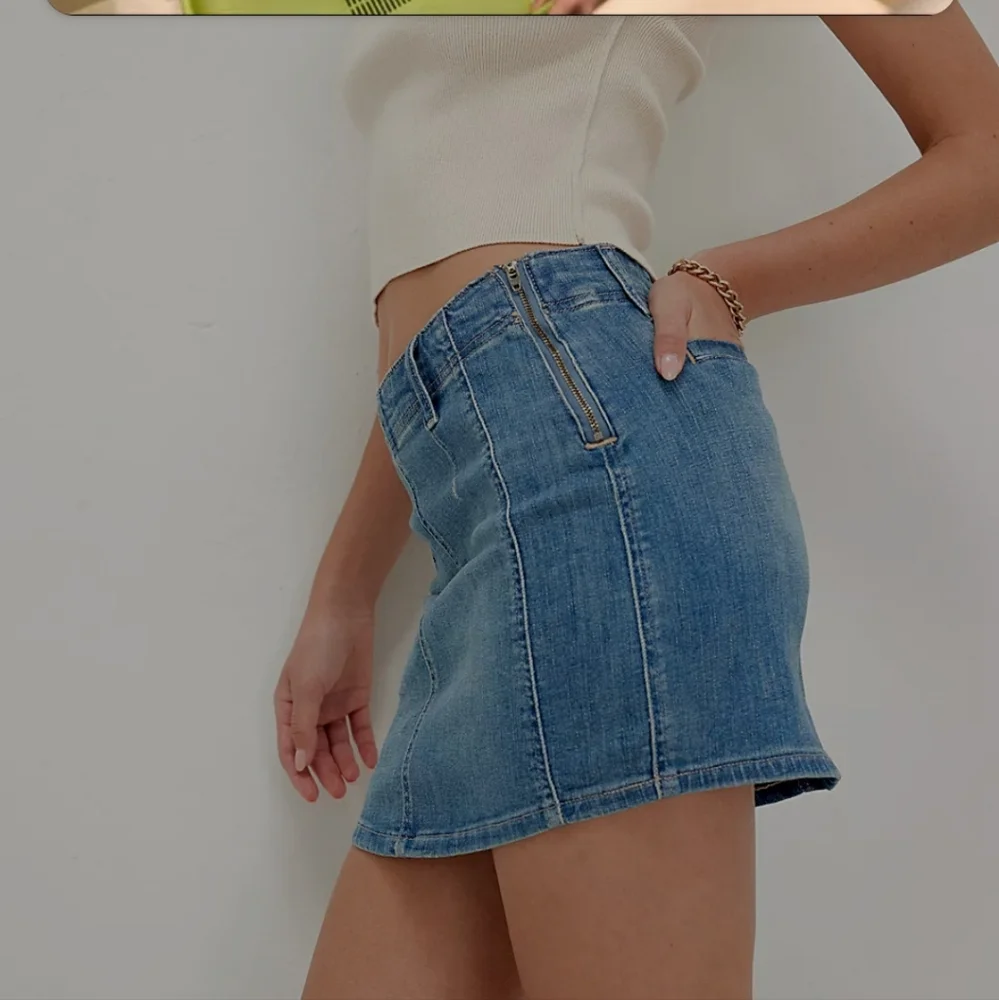 FREE PEOPLE denim skirt Brand new!!
